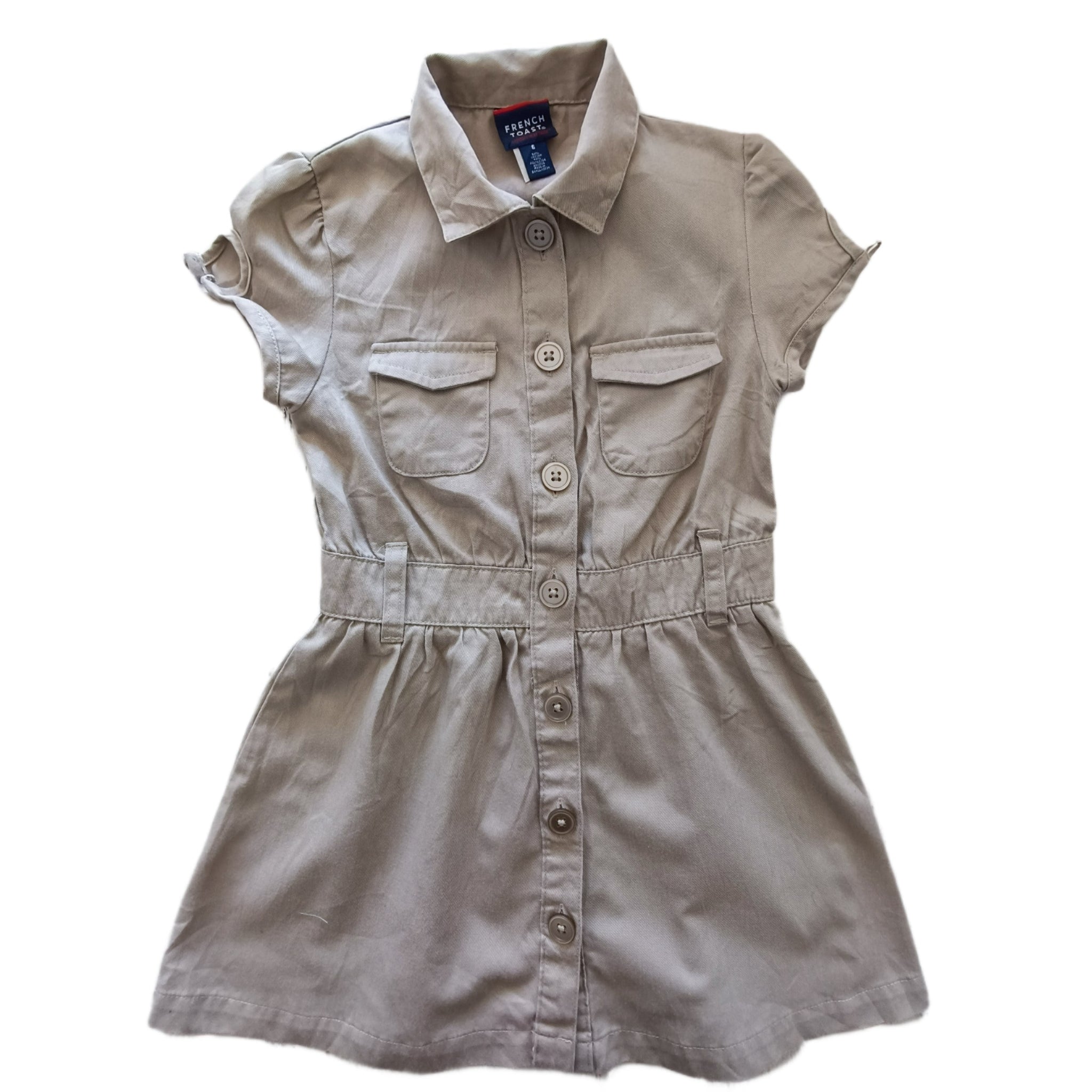 Vestido French Toast Talla 6 Beige