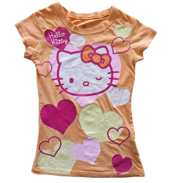 Vestido Hello Kitty Talla 3 Naranja c