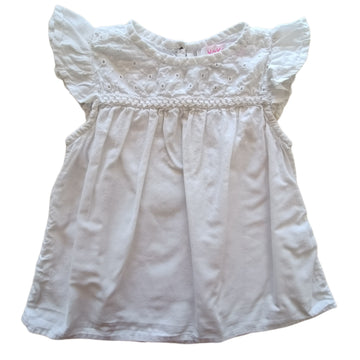 NUEVO Vestido Yoko Talla 2  Blanco con broderie.