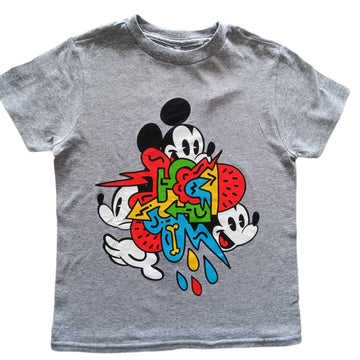 NUEVA Disney Talla 10 Gris claro. Mickey Mouse.