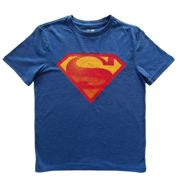 Polera  Gap Talla 12 Azul. Superman.