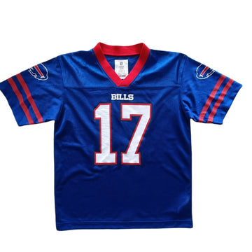 NUEVA Polera NFL Team T12-14 Azul. Número 17.