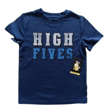 NUEVA Polera Art Class Talla 6 Azul. High Fives.