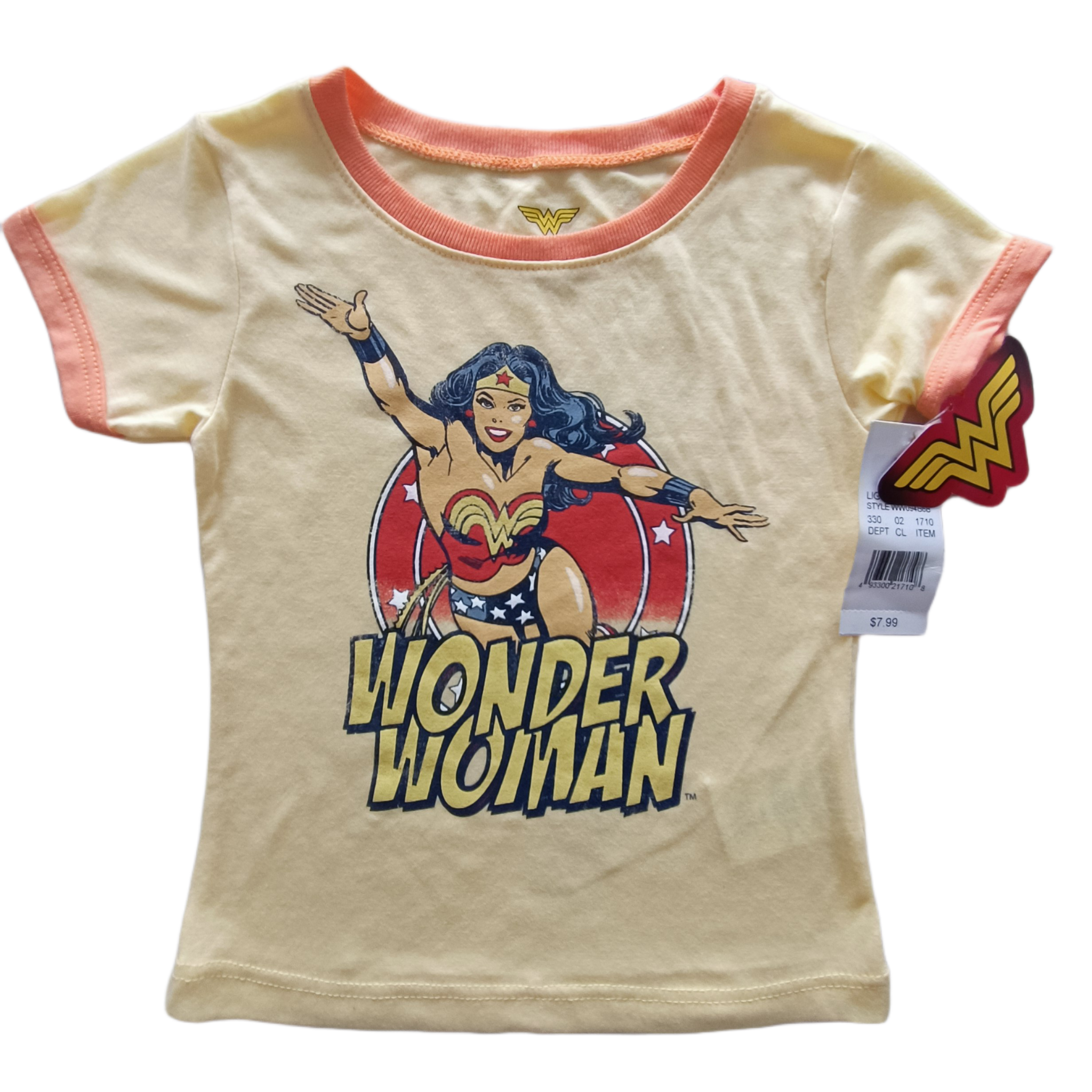 NUEVA Polera Wonder Woman Talla 18M. Mujer maravilla.