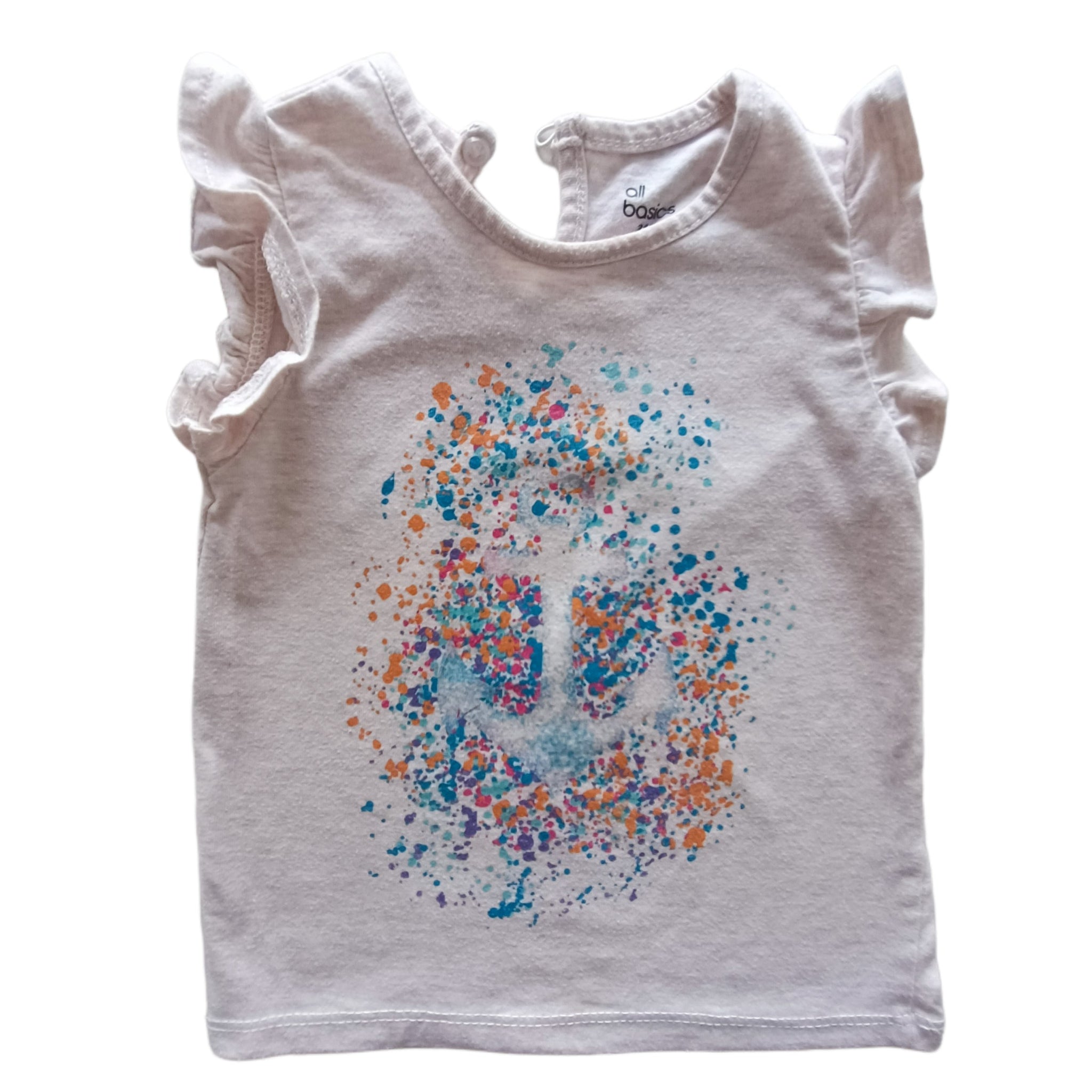 Polera All Basics Talla 2 Beige. Ancla.