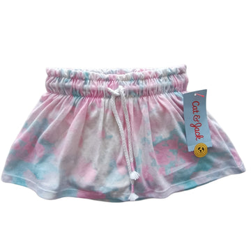 NUEVA Falda Cat & Jack 18M Tie Dye Blanco, rosado y celeste