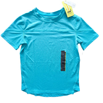 NUEVA Polera All in Motion Talla 6-7 Celeste Deportiva