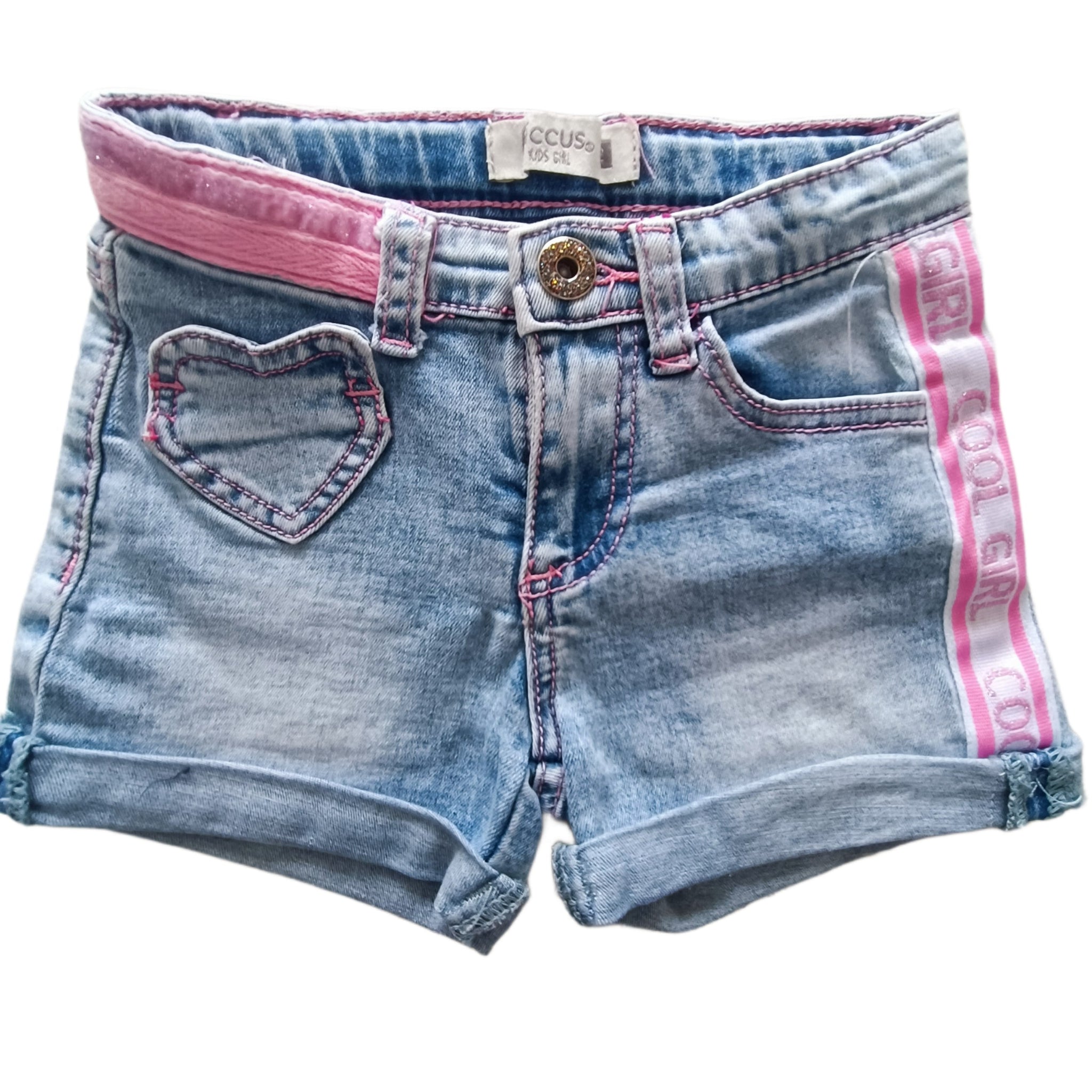 Short Ficcus T2 Mezclilla celeste.