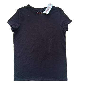 NUEVA Polera Cat & Jack Talla 10-12 Negra.