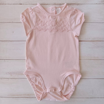 Body H&M Niña 9-12M Rosado pálido