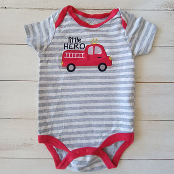 Body Baby Gear Niño 3-6M Rayado Bomberos