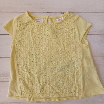 Polera Zara Niña 6-9M Amarilla