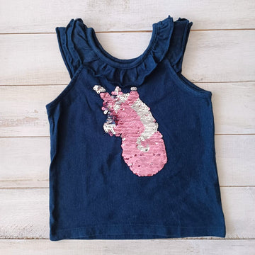 Polera Boulevard Niña 12M Azul Unicornio