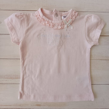 Polera Opaline Niña 6M Rosado Pálido