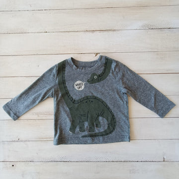 Polera Jumping Beans NUEVA Niño 12M Gris