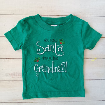 Polera Little Teez Talla 6M Verde Santa