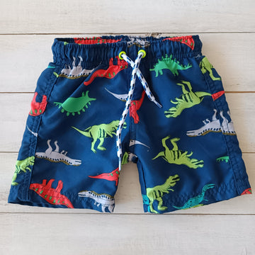 Short Tibor Niño 9-12M Azul Dinosaurios colores